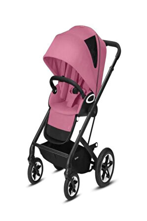 Talos S Lux (black-magnolia pink) (konforlu bebek arabası)