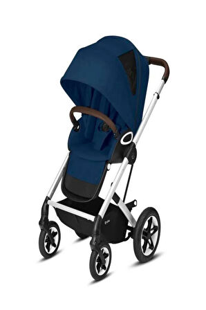 Talos S Lux (silver-navy blue) (konforlu bebek arabası)