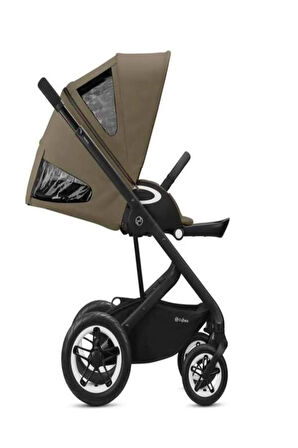 Talos S Lux (black-classic beige) (konforlu bebek arabası)