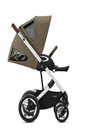 Talos S Lux (silver-classic beige) (konforlu bebek arabası)