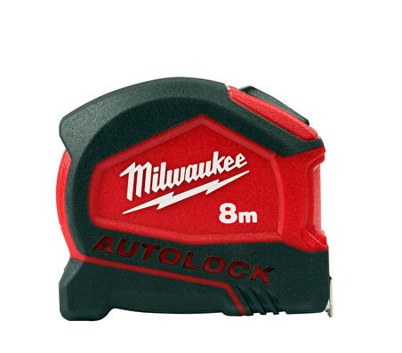 Milwaukee Ağır Hizmet Tipi Autolock Şerit Metre 8m-4932464664