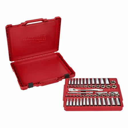 Milwaukee 3/8 Cırcırlı Lokma Anahtar Takımı 56 Parça - 4932464946