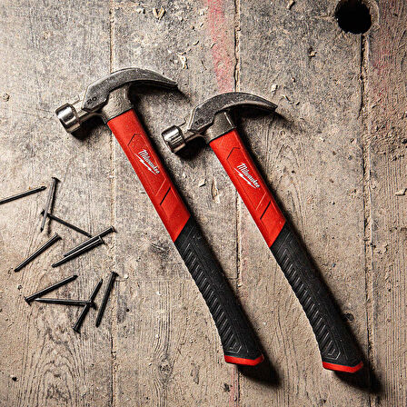 Milwaukee Fiber Saplı Kavisli Çekiç 450 Gr-4932478657