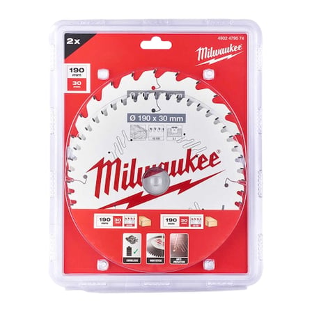 Milwaukee Sunta Testere Bıçağı 190x24mm 48 Diş 2'li