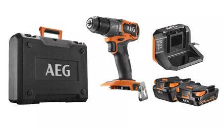 AEG 3’lü Mobilyacı Montaj Seti-5  18 V (Darabeli Matkap+Darbeli Vidalama+Dekupaj)