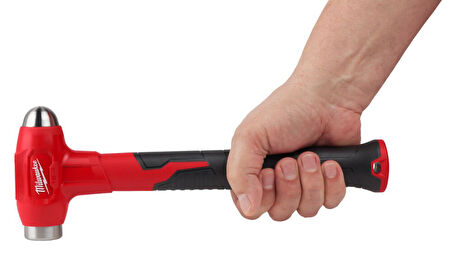 Milwaukee Fiber Saplı Küresel Başlı Bilyeli Çekiç 450 Gr.- 4932492348