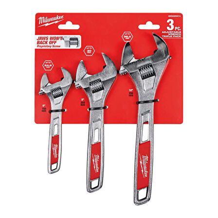 Milwaukee Kurbağacık Set 3 Parça 150/200/250 mm- 4932493414