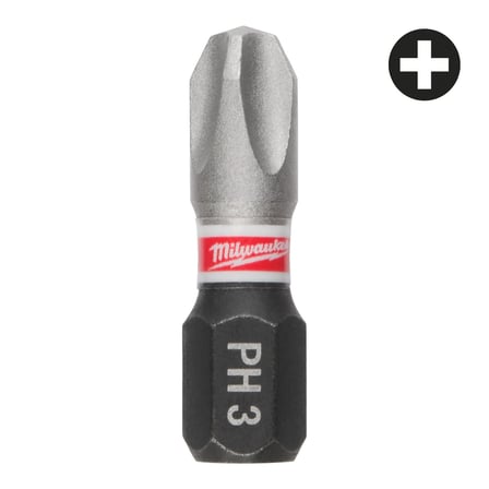 Milwaukee PH3 25 mm Bits Ucu 3'lü Paket
