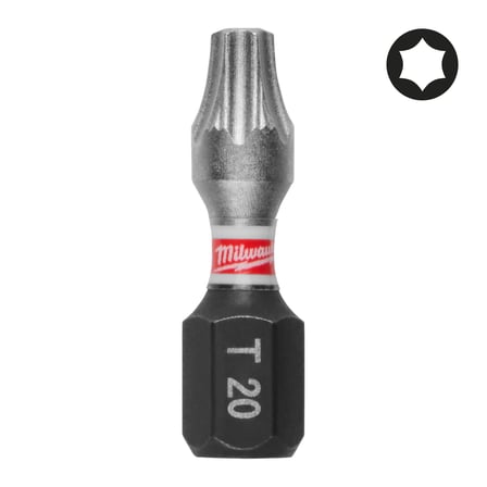 Milwaukee TX20 25 mm Bits Ucu 3'lü Paket