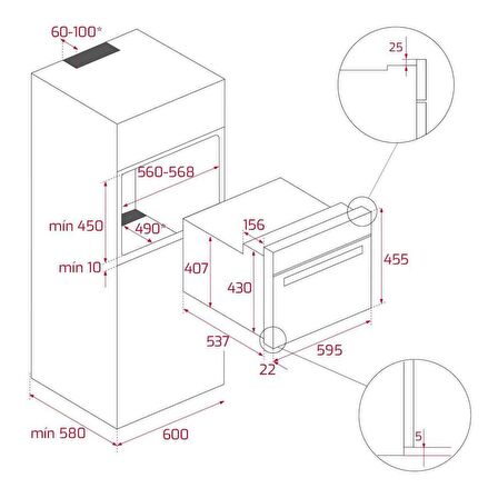 Teka MWR 32 BIA 40586034 38 lt Mikrodalga Fırın