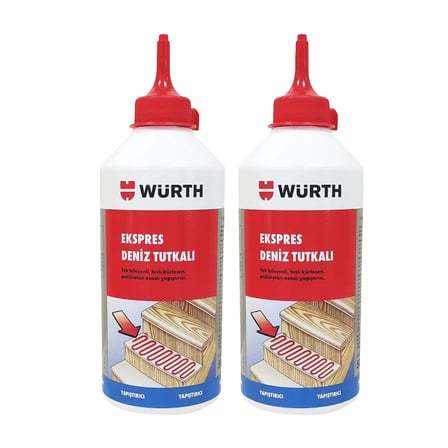 2 Adet Wurth Ekspres Deniz Tutkali Hizli Yapistirici 500 Ml 2366