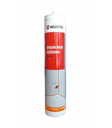 Würth Duşakabin Silikonu Beyaz 310ml.