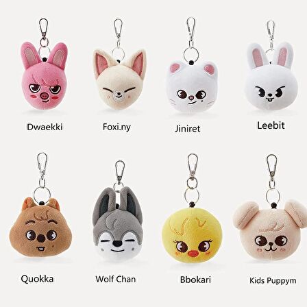 Skzoo Wolf Chan Peluş Oyuncak Anahtarlık 15Cm