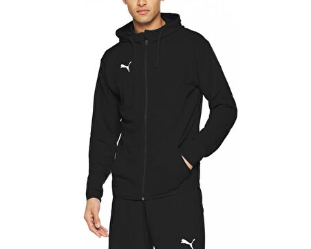 Puma Liga Casual Hoody Jacket Erkek Futbol Ceketi 65577103 Siyah