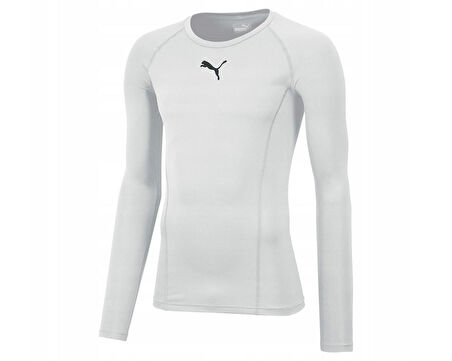 Puma Liga Baselayer Tee Erkek Uzun Kollu Futbol Tişörtü 65592004 Beyaz