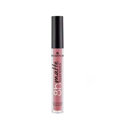 Essence 8h Matte Likit Lipstick No 04 Rosy Nude