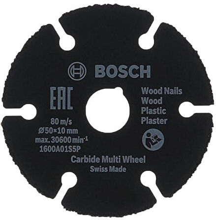 Bosch Carbide Multi Wheel 50 mm Universal Kesme Diski - 1600A01S5X