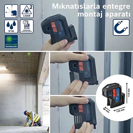 Bosch GPL 5 G Nokta Lazer 30mt - 0601066P00