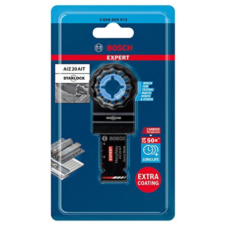 Bosch EXPERT MetalMax AIZ 20 AIT Çok Fonksiyonlu Makine Bıçağı 40 x 20 mm - 2608900012