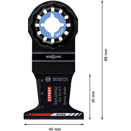 Bosch Expert Aız 45 Aıt 1'li Metalmax Starlock Testere 2608900018