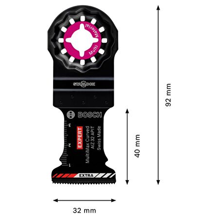 Bosch EXPERT MultiMax AIZ 32 APIT Çok Fonksiyonlu Makine Bıçağı 32 mm - 2608900024