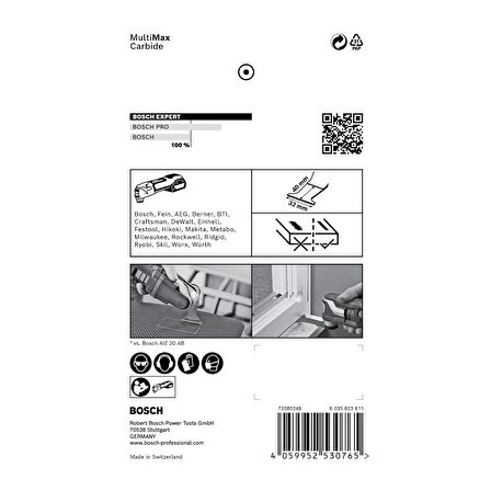 Bosch EXPERT MultiMax AIZ 32 APIT Çok Fonksiyonlu Makine Bıçağı 32 mm - 2608900024