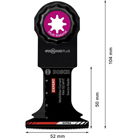 Bosch Expert Paıı 52 Apıt Multimax 1'li Starlock Testere 2608900030