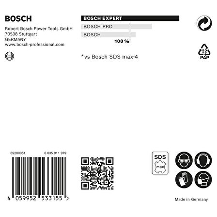 Bosch EXPERT SDS max-8X Kırıcı Delici Delme Ucu 25 x 400 x 520 mm - 2608900241