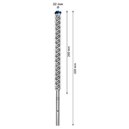 Bosch EXPERT SDS max-8X Kırıcı Delici Delme Ucu 32 x 400 x 520 mm - 2608900255
