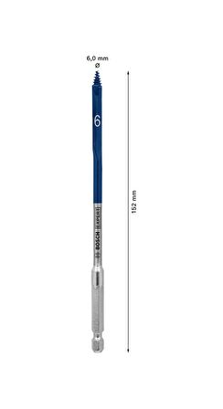 Bosch 6x152 mm Expert Yaprak Matkap Ucu 2608900309
