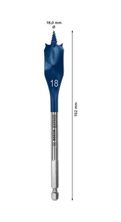 Bosch 18x152 mm Expert Yaprak Matkap Ucu 2608900317