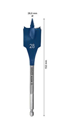 Bosch 28x152 mm Expert Yaprak Matkap Ucu 2608900324