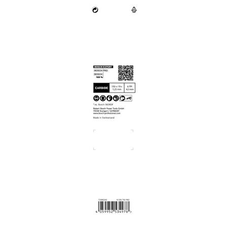 Bosch EXPERT Fiber Plaster S 641 HM Panter Testere Bıçağı 1 parça - 2608900407