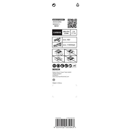 Bosch EXPERT ‘Hollow Brick’ S 1543 HM Panter Testere Bıçağı 1 parça - 2608900414