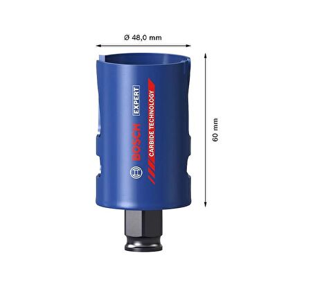 Bosch 48 mm Yapı Malzemeleri İçin Panç 2608900462