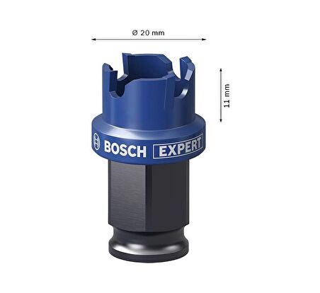 Bosch 20 mm Çelik-İnox İçin Özel Seri Panç 2608900491