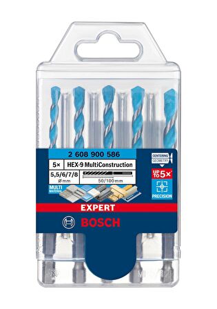 Bosch Expert HEX-9 Çok Amaçlı Matkap Ucu 5'li Set 2608900586