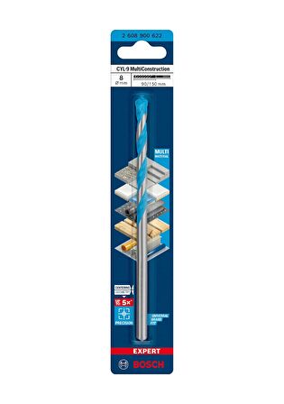 Bosch Expert 8x150 mm CYL-9 Çok Amaçlı Matkap Ucu 2608900622