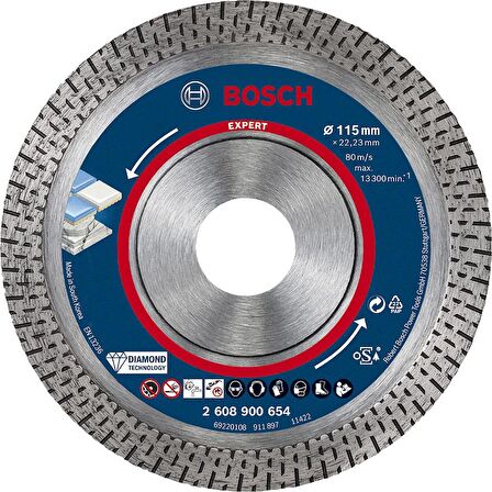 Bosch Expert Elmas Kesme Disk BFHaCeramic 115*22,23mm - 2608900654