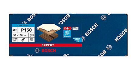 Bosch M480 93x186 mm 150 kum Elek Telli Ağ Zımpara 2608900755