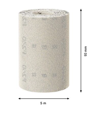 Bosch M480 93 mm 240 kum Cırtlı Rulo Elek Telli Ağ Zımpara 2608900782