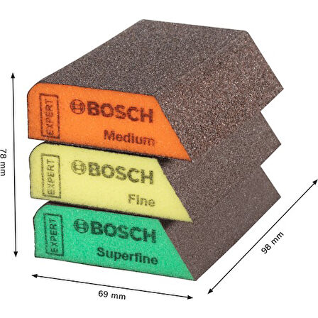 Bosch Expert S473 Standart Taban 98 x 120 x 13 Mm Ince