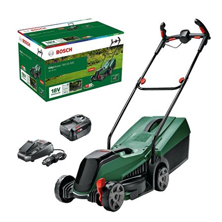 Bosch CityMower 18V-32 (4Ah, Tek Akü) Çim Biçme - 06008B9A07