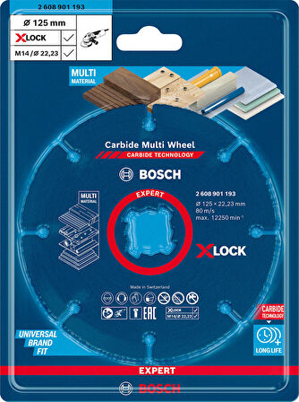 EXP X-LOCK CMW Kesme Diski 125mm 10lu