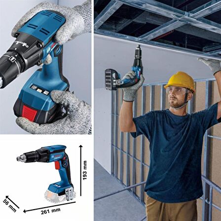 Bosch Professional GTB 185-LI 2 Ah Akülü Alçıpan Vidalama - 06019K7020