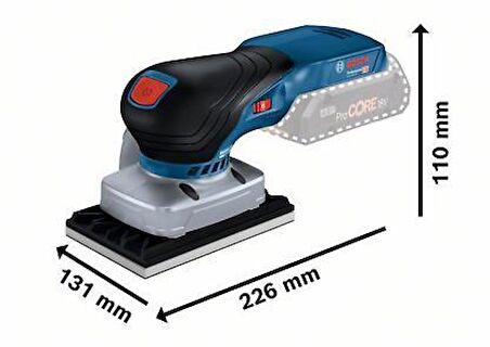 Bosch GSS 18V-13 TİTREŞİMLİ ZIMPARA (SOLO)