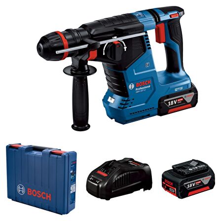 Bosch GBH 187-LI Professional Tek Mandrenli 2 x 5Ah Akülü Kırıcı Delici - 0611923121