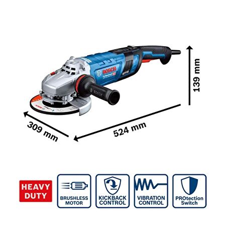 Bosch Professional GWS 30-180 PB Büyük Taşlama Makinesi - 06018G0100