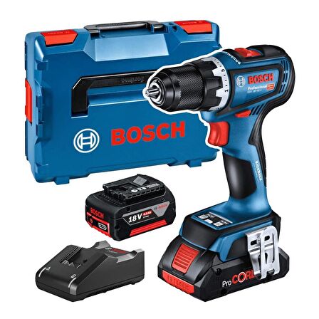 Bosch GSR 18V-90 C 2 Ah Çift Akülü Vidalama Makinesi