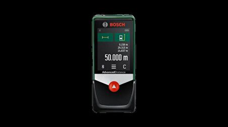 Bosch AdvancedDistance 50C Dijital Lazerli Uzaklık Ölçer